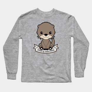 Otterly adorable Long Sleeve T-Shirt